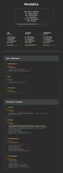 Mendable sample screenshot