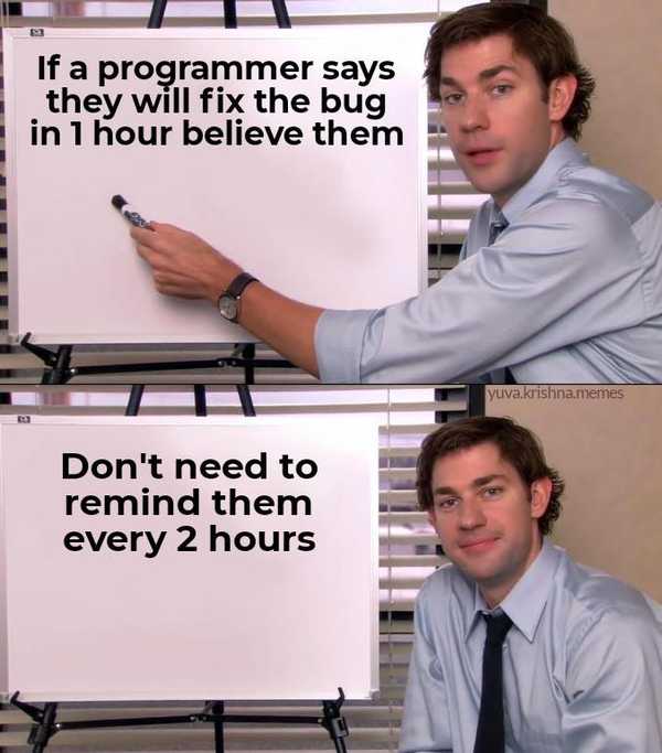 Don't remind programmers every 2 hours