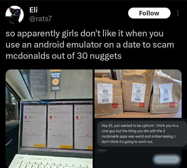 Might've lost on love, but clearly winning in life 😂
