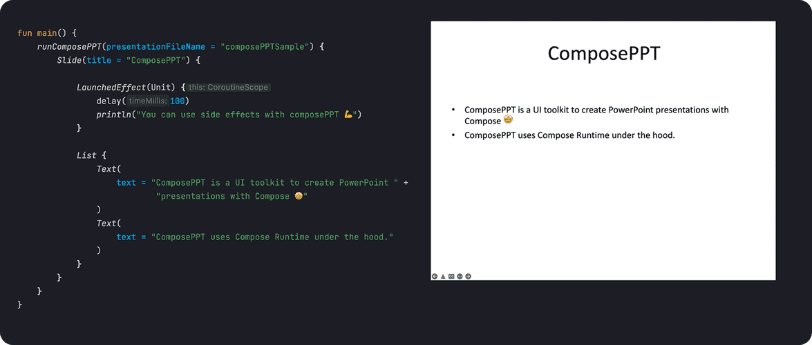 Compose PPT